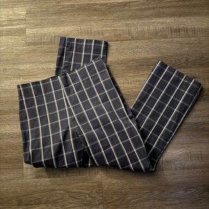 Navy Blue Straight Leg Slacks